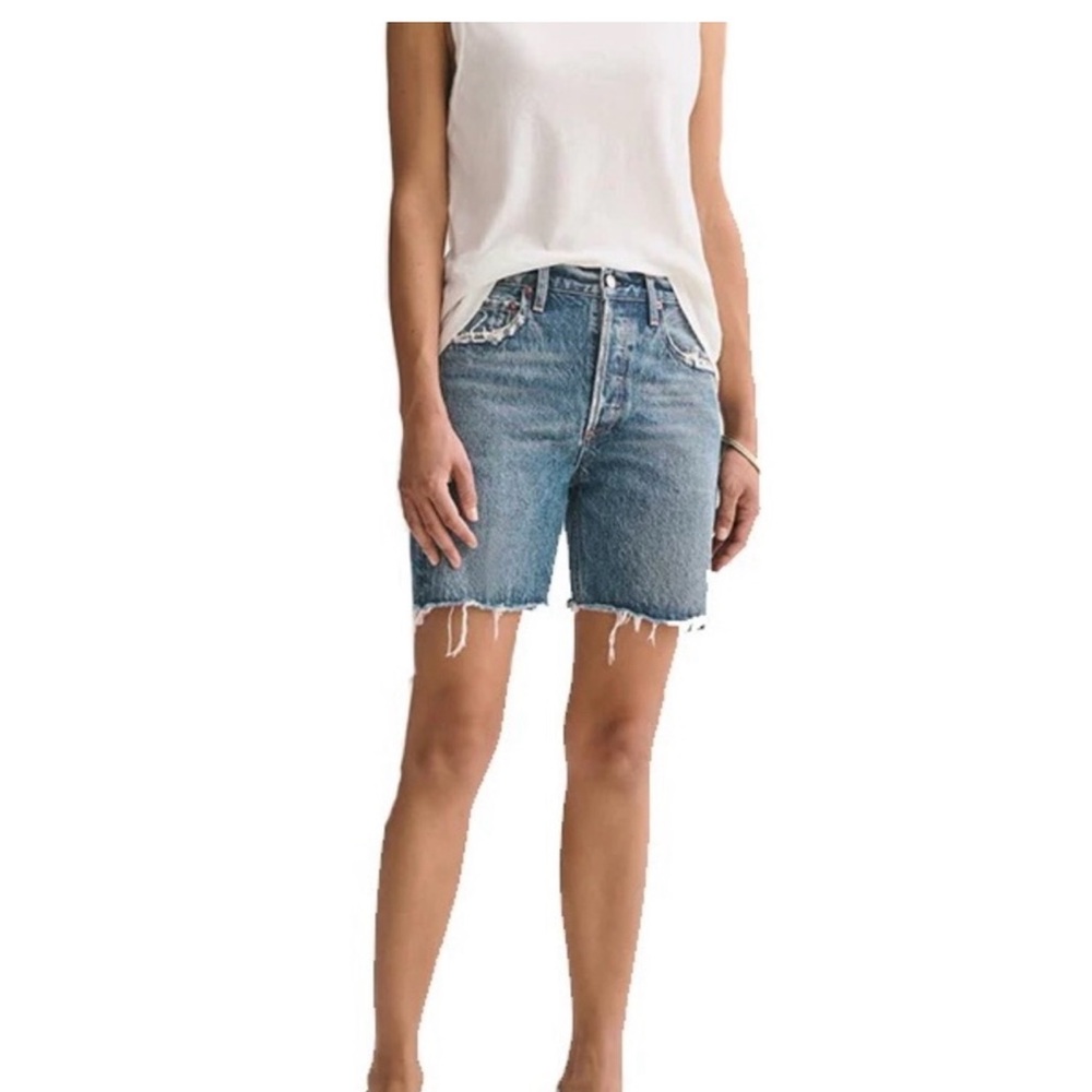 AGOLDE Rumi mid length short